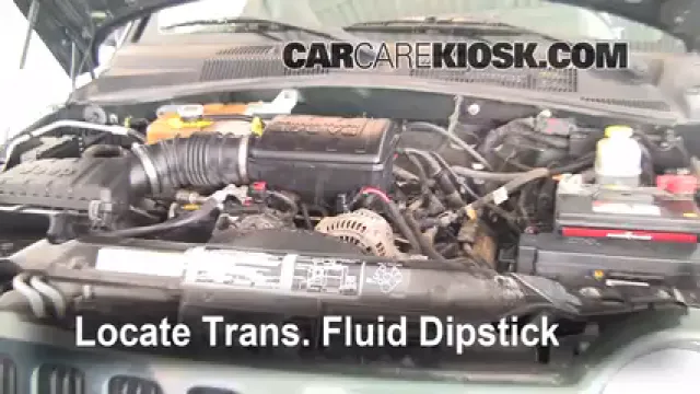 2002 Jeep Liberty Limited 3.7L V6 Transmission Fluid Add Fluid